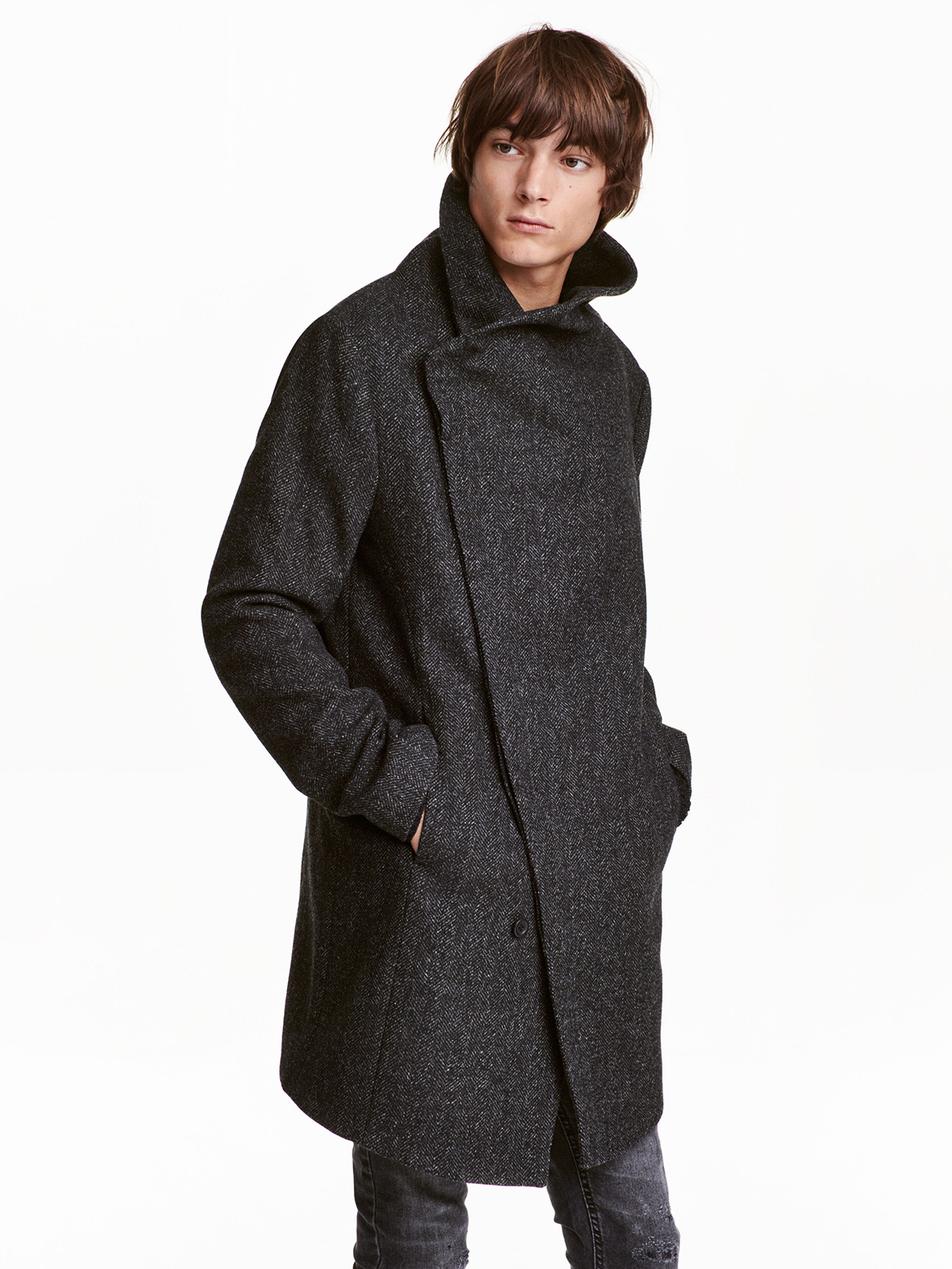 H m мужское купить. Wool Blend Coat пальто мужское\. Пальто мужское HM H. O/N 691410 H/M пальто мужское. Пальто HM мужское.
