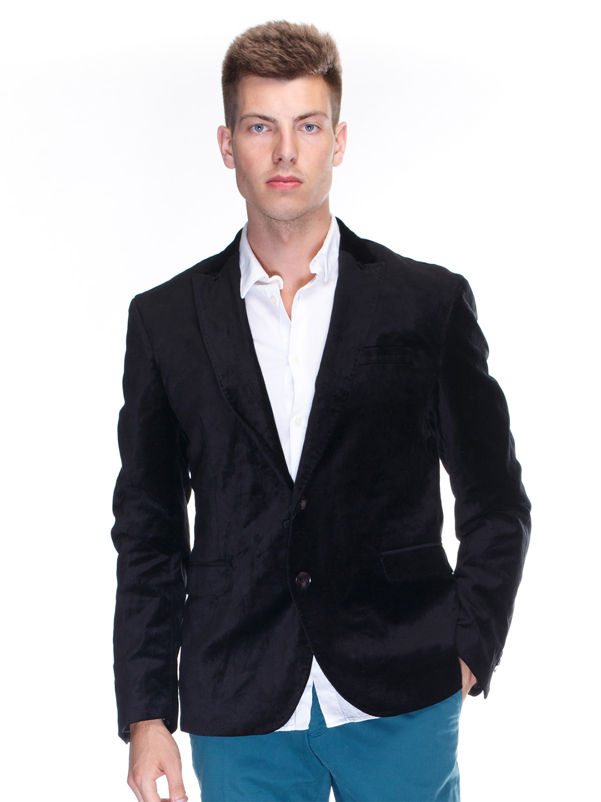 Zara пиджак мужской черный