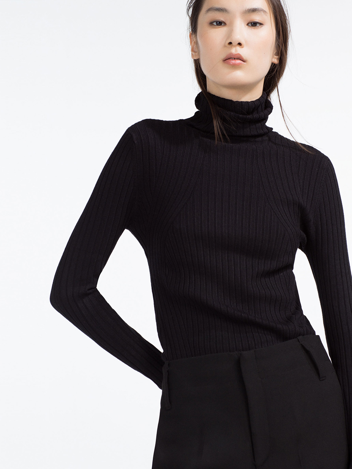 Пуловер Zara женский черный