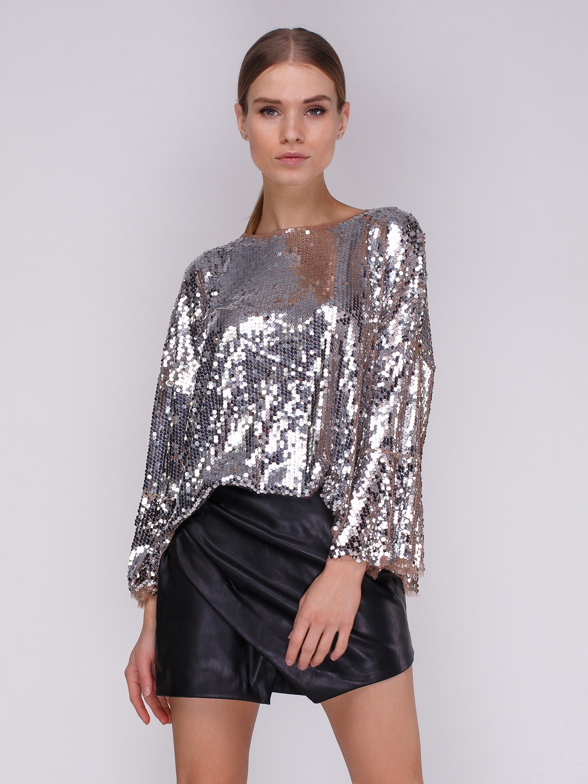 Блузка Zara с люрексом