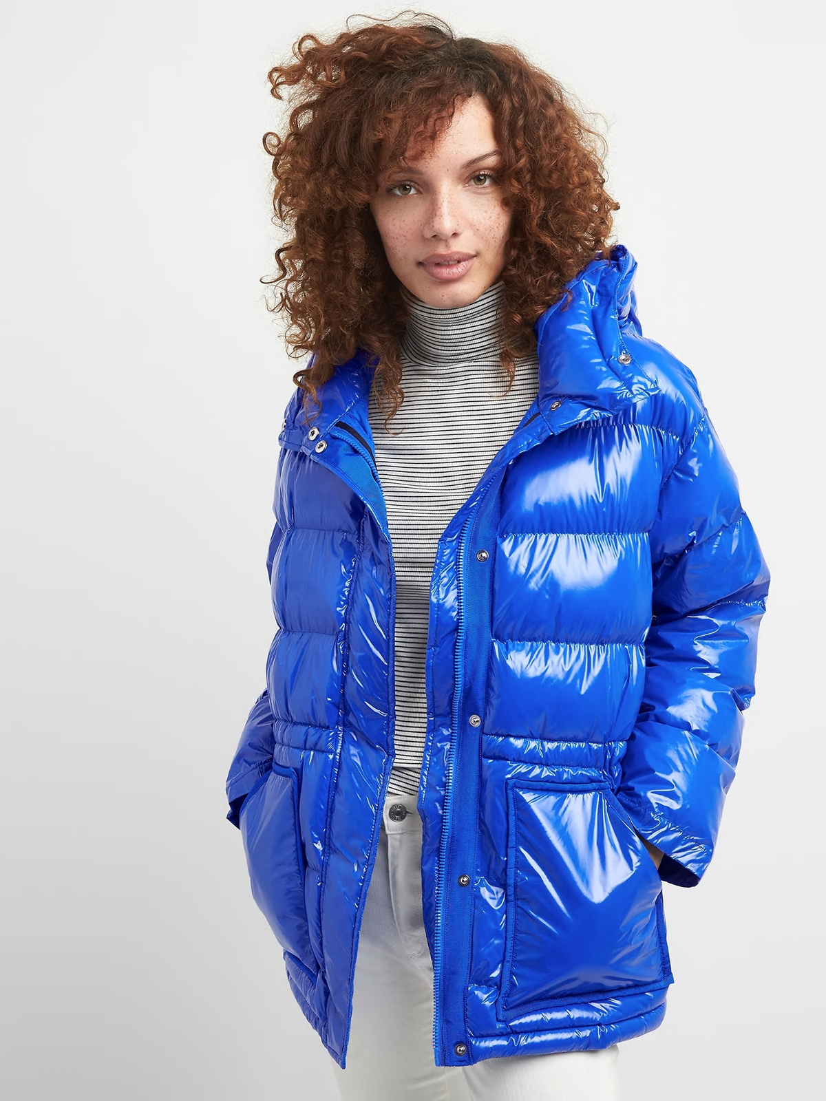 Куртка Puffer Jacket женская женская синяя