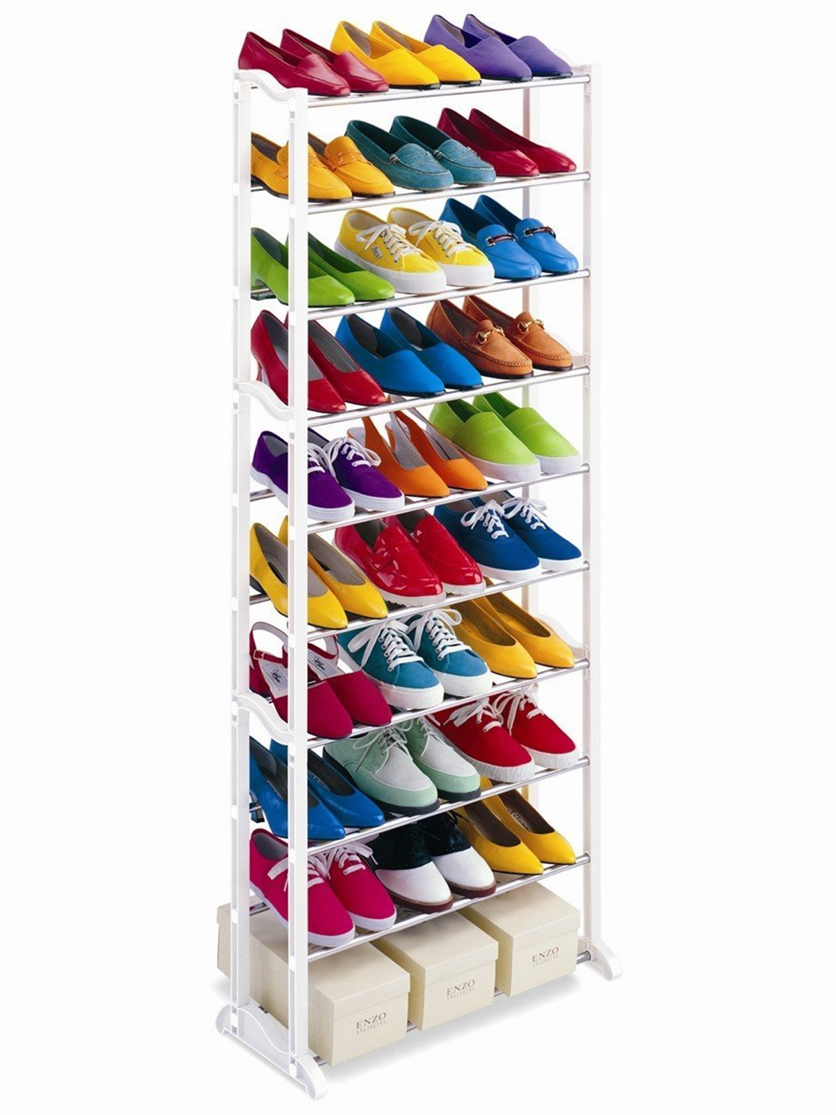 пластиковые полки для обуви в шкаф