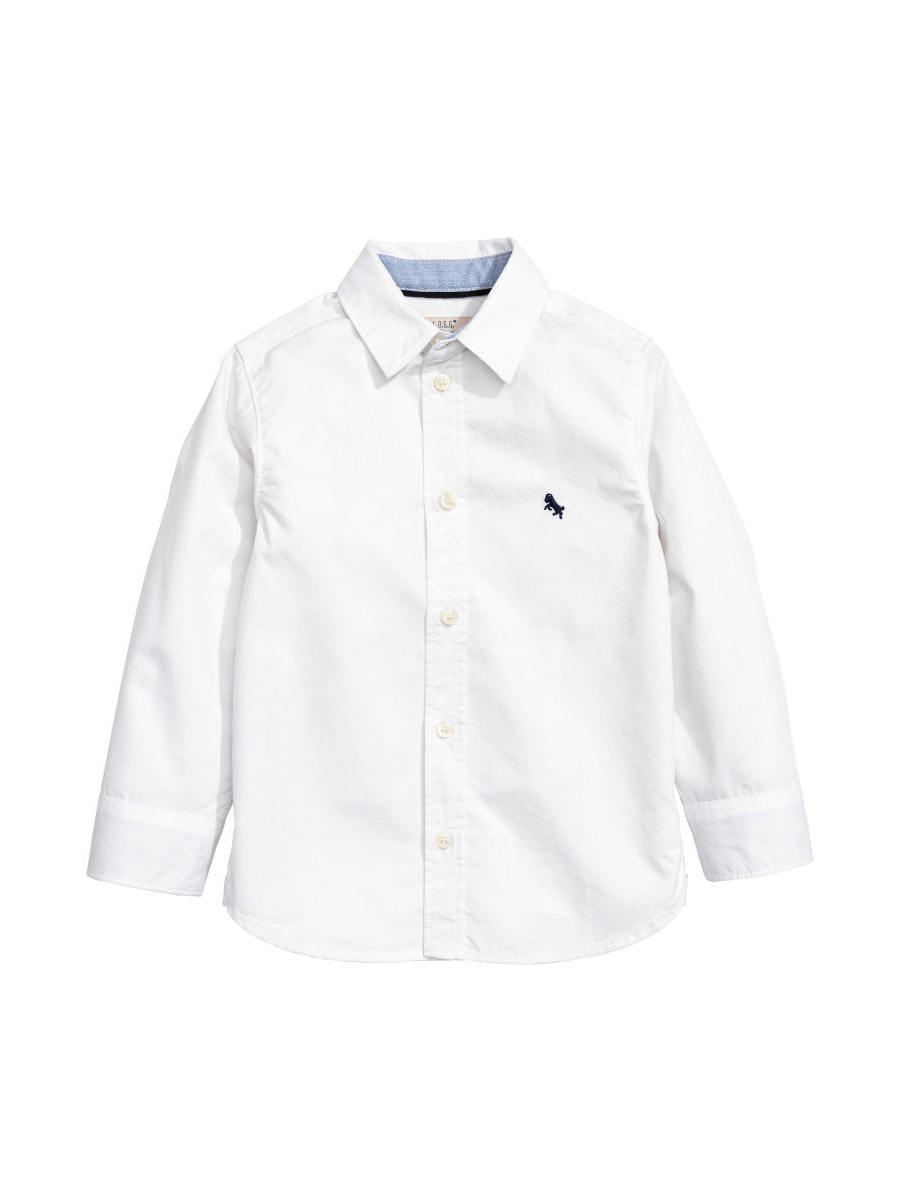 Белые рубашки для мальчиков