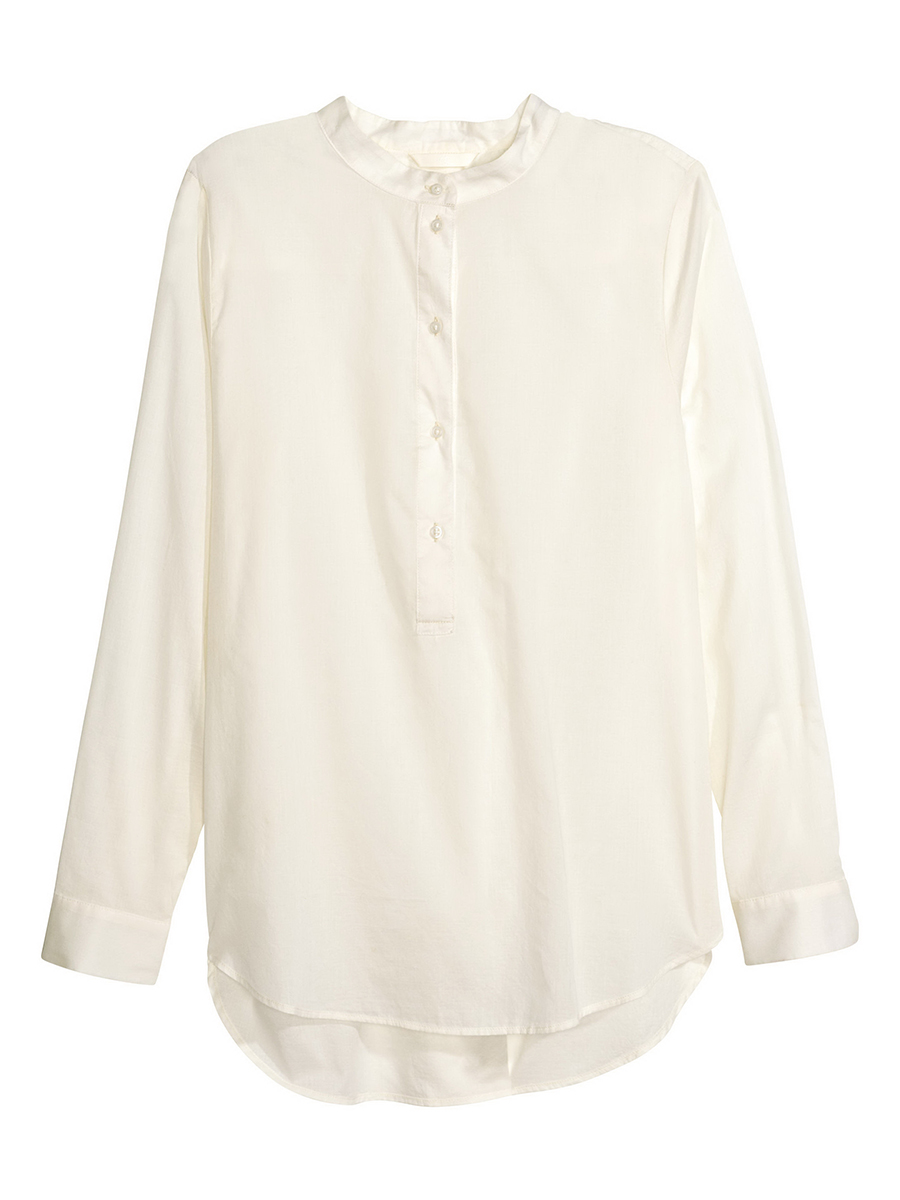 HM белая рубашка 116