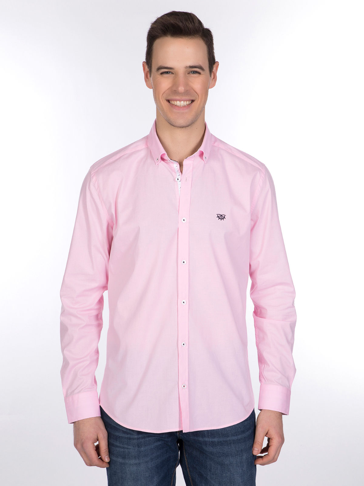 Us Polo Assn розовая рубашка