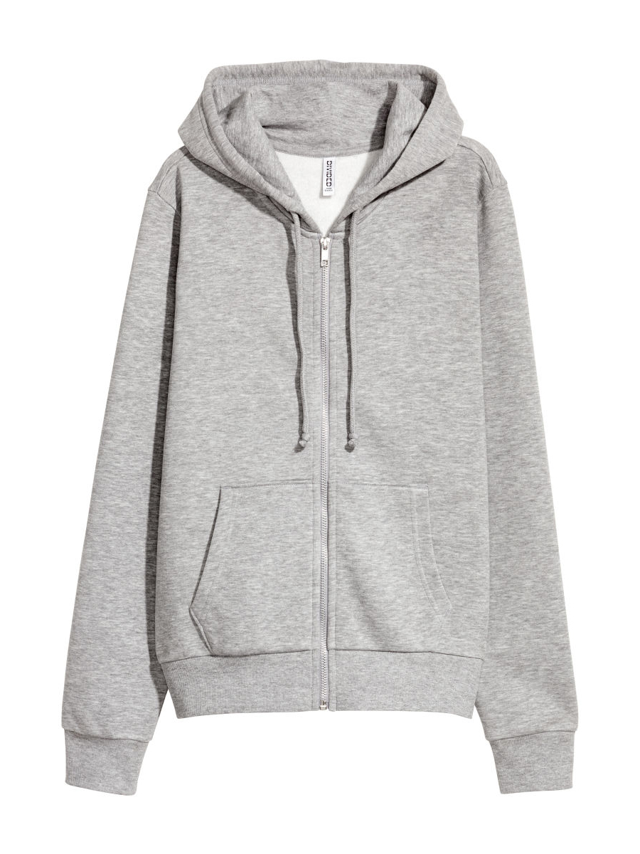 Hoodie Grey h&m Melange