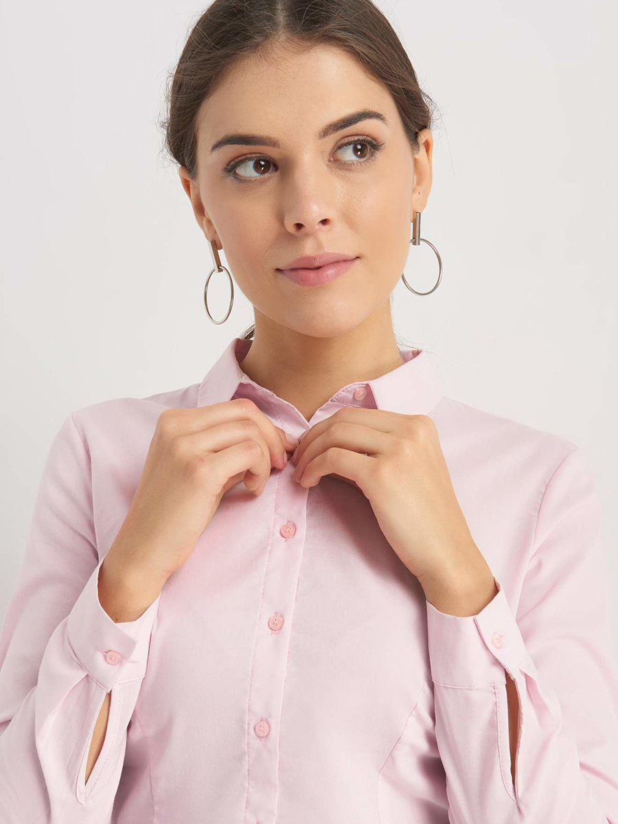 Розовая рубашка
