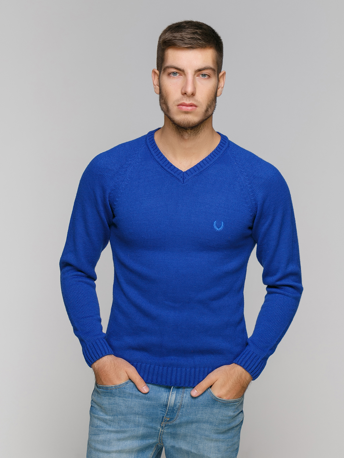 Кто эти люди в синих свитерах. Джемпер мужской ruf Mark синий. Голубой джемпер мужской. Синий свитер мужской. Темно синий свитер мужской.