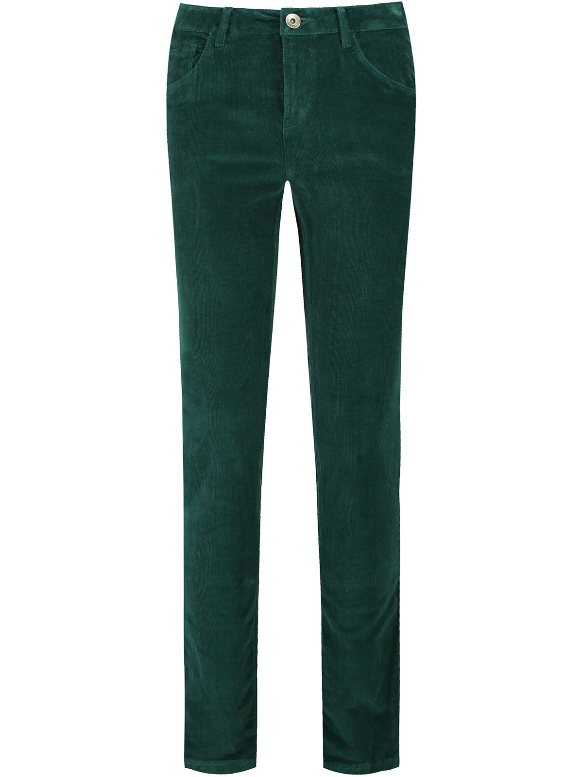 Темно зеленые джинсы