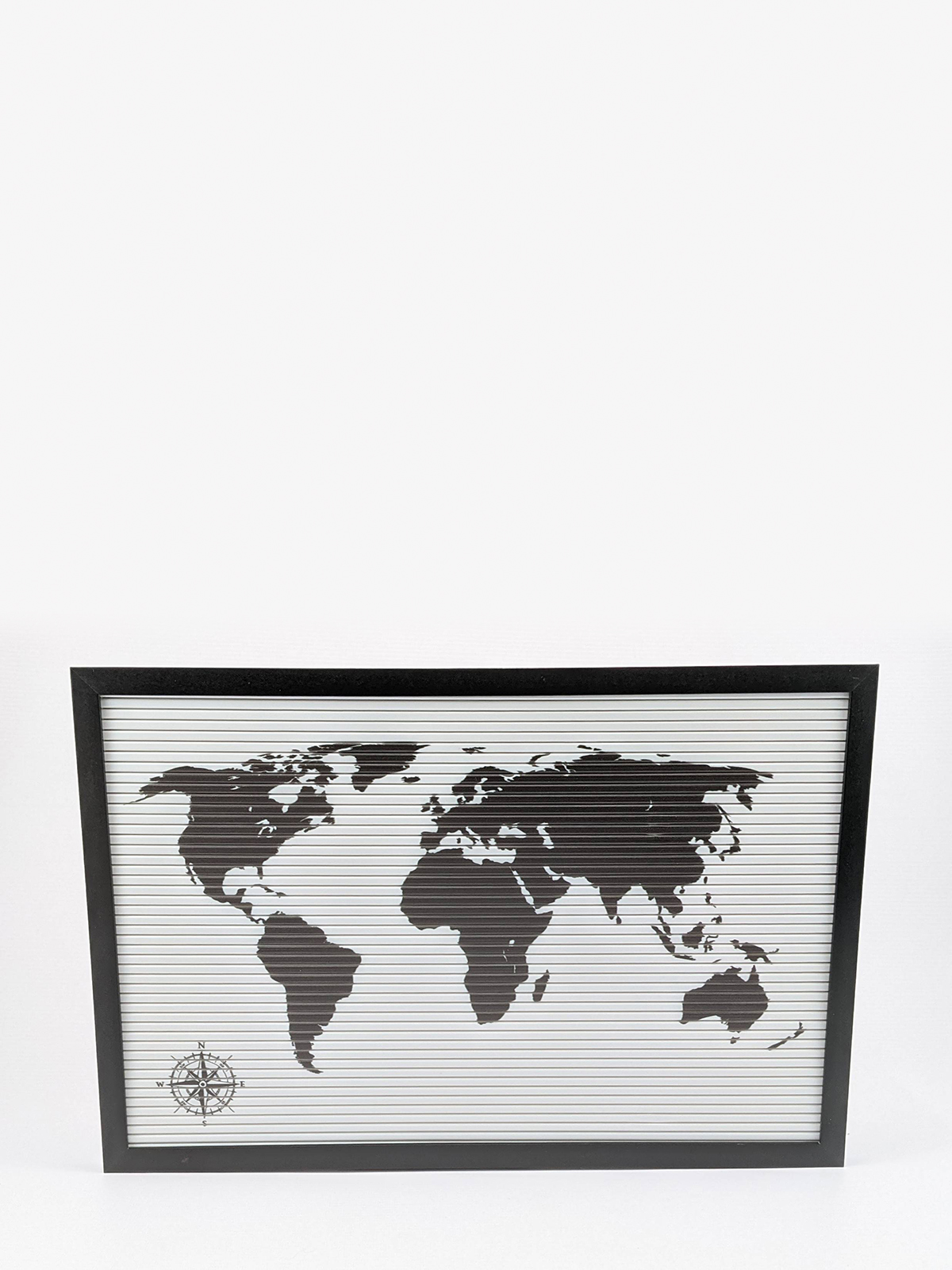 Доска на стену интерактивная «Карта мира» с буквами — Home, акция .