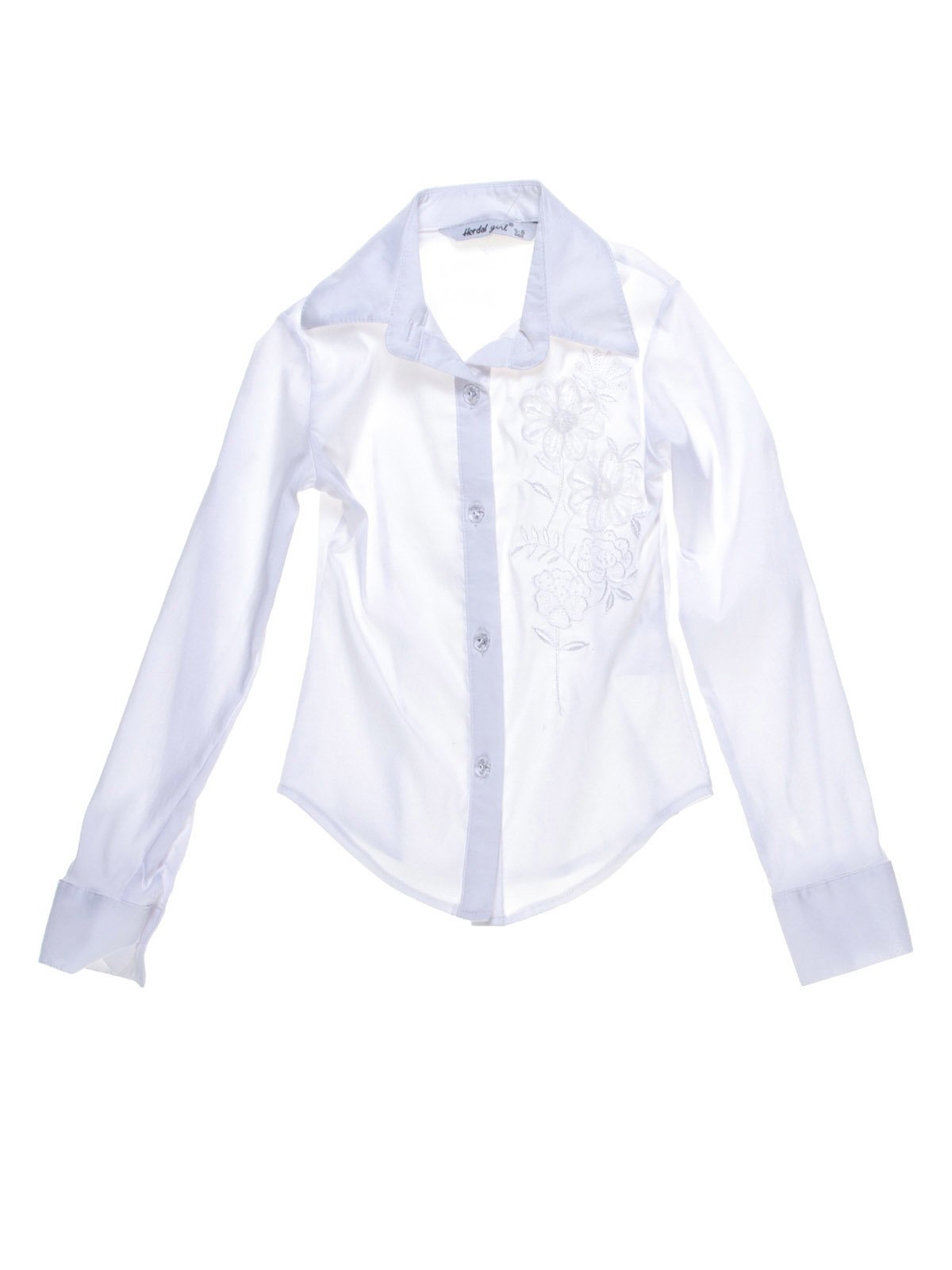 Рубашка белая с вышивкой | 1236929