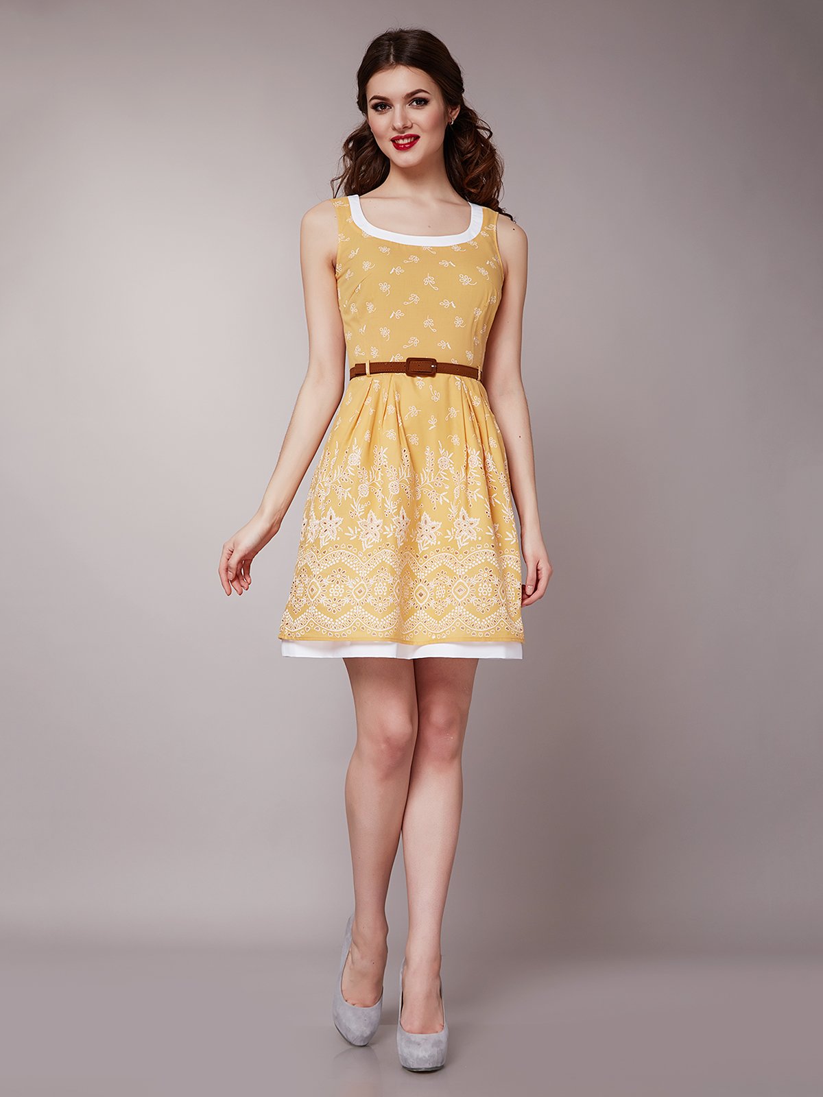 Платье желтое | 1579192