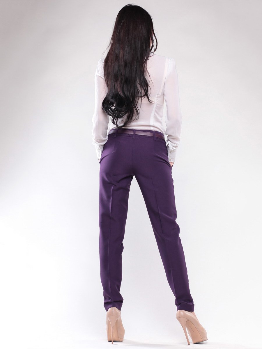 Темно фиолетовый брюки женский