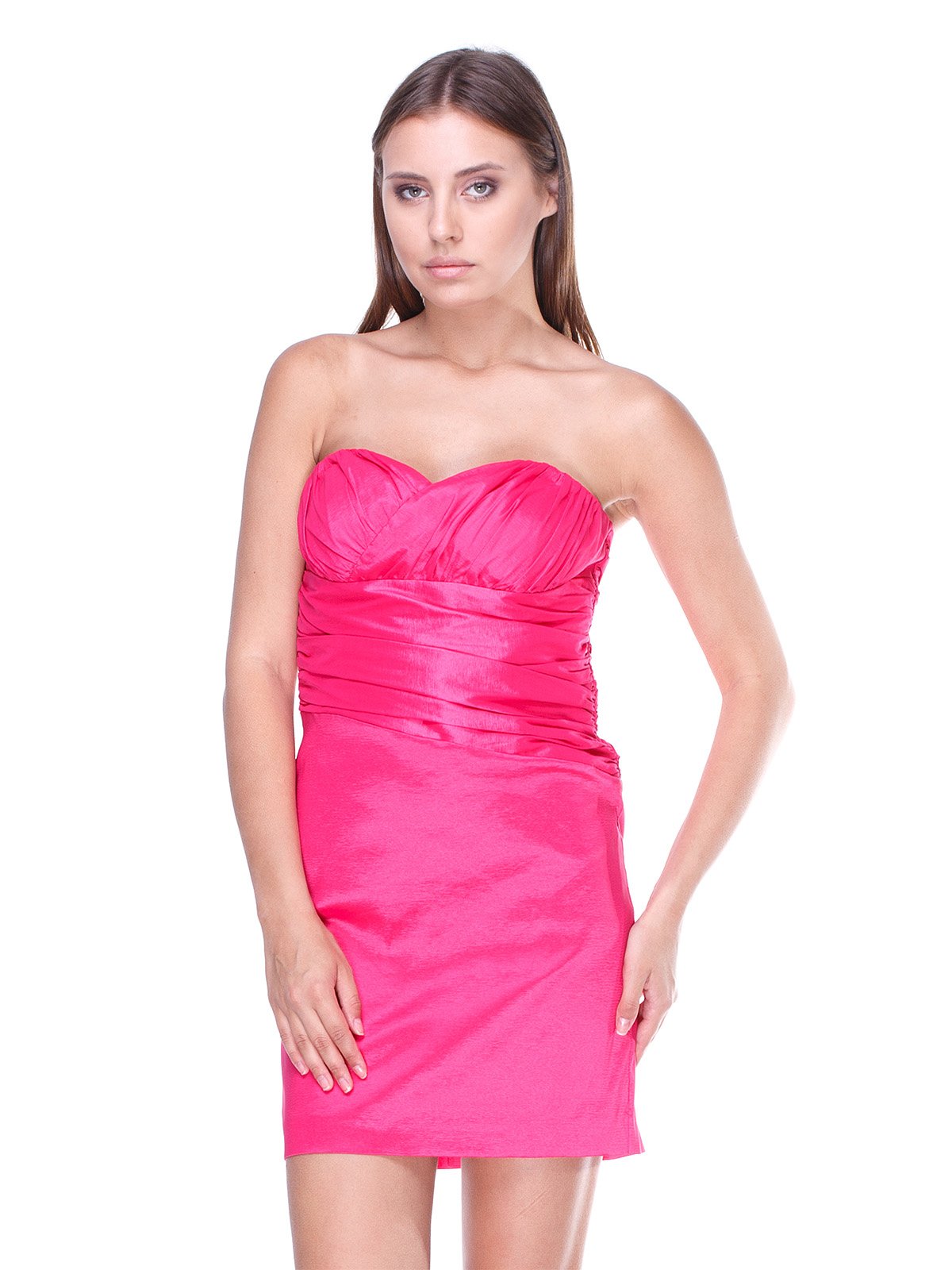 Платье-бюстье розовое | 983014