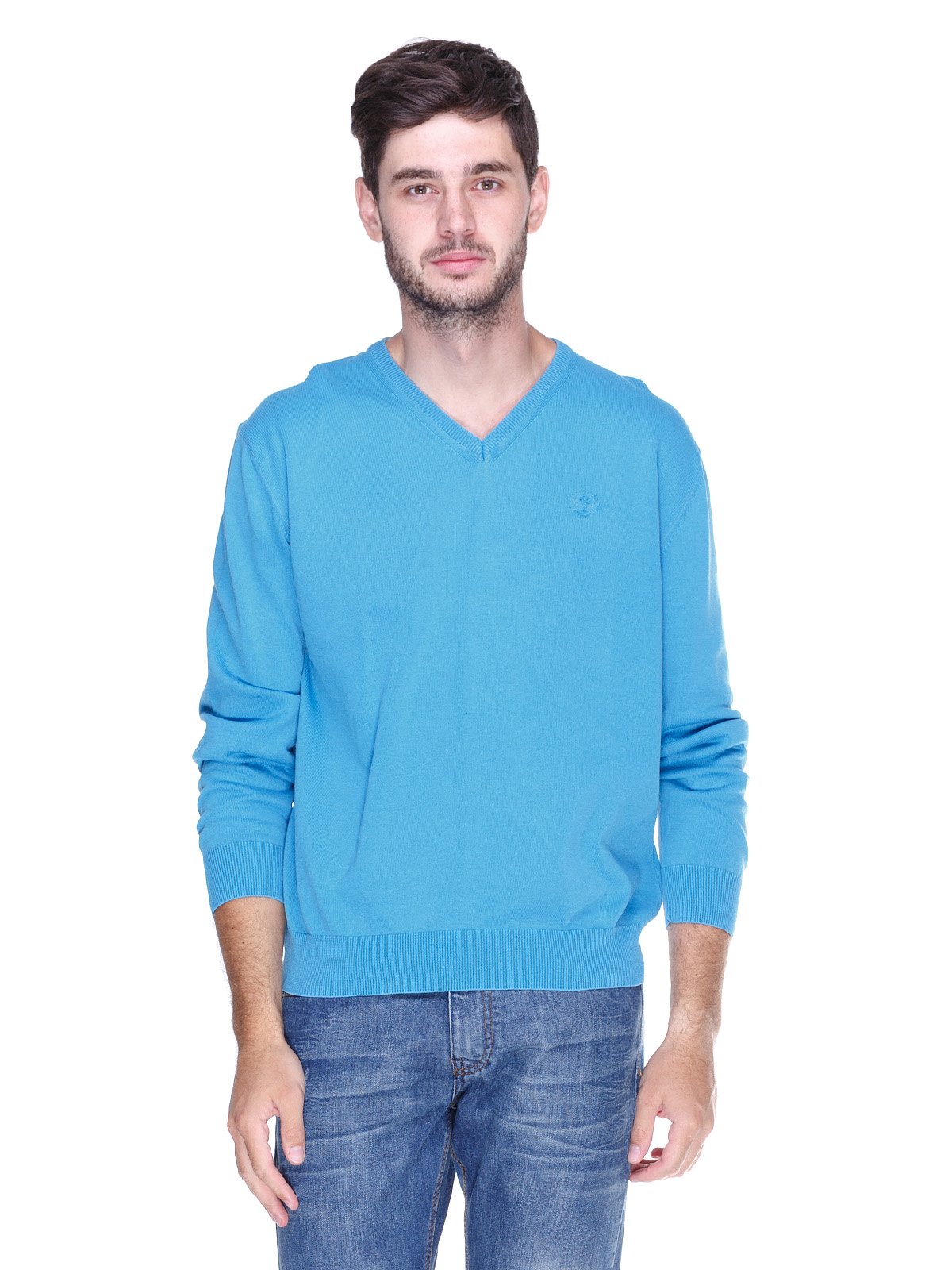 Пуловер голубой | 1353711