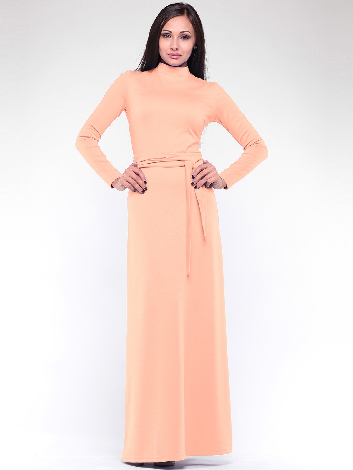 Платье персикового цвета | 1911195