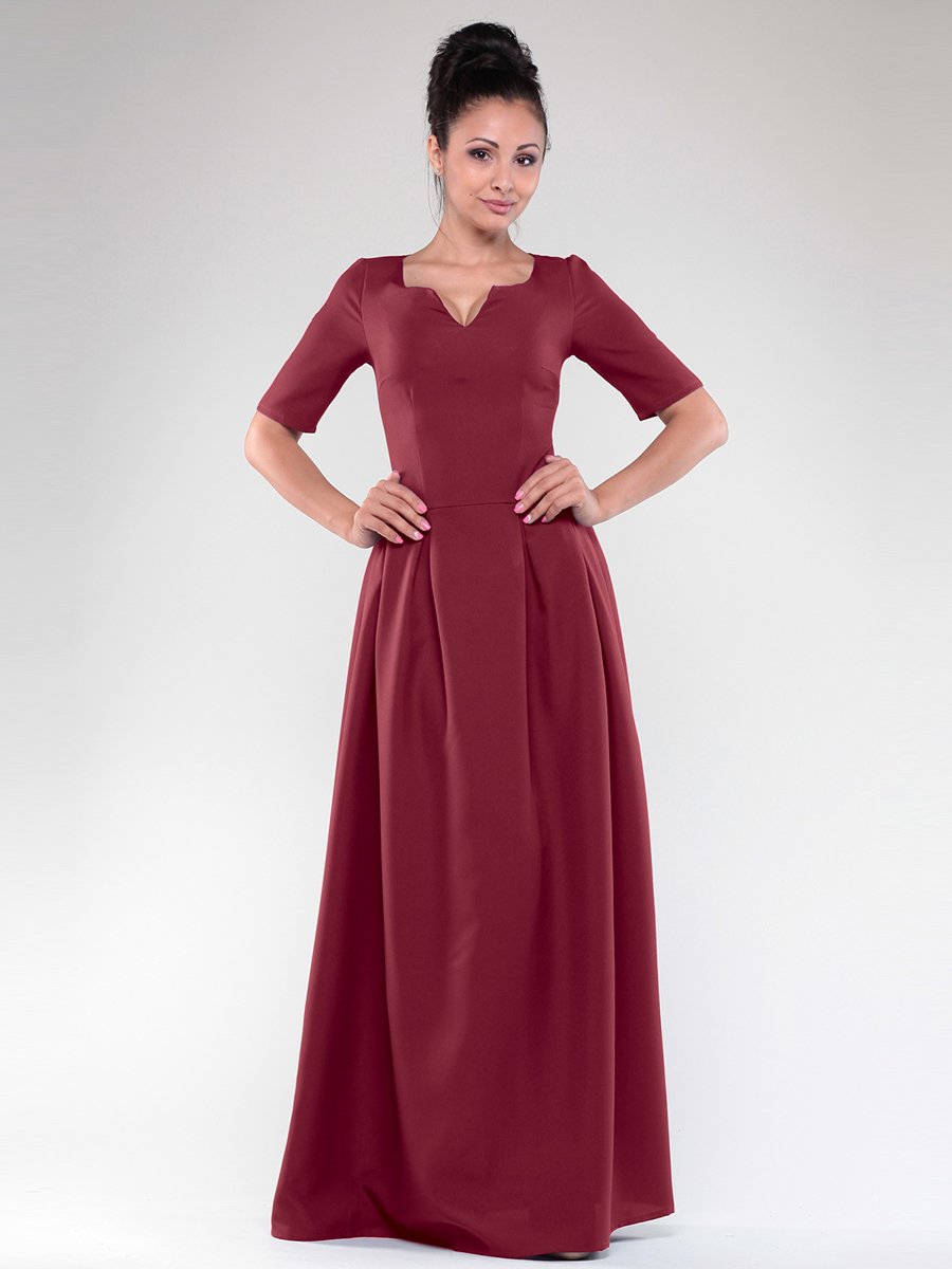 Платье сливового цвета | 1927021
