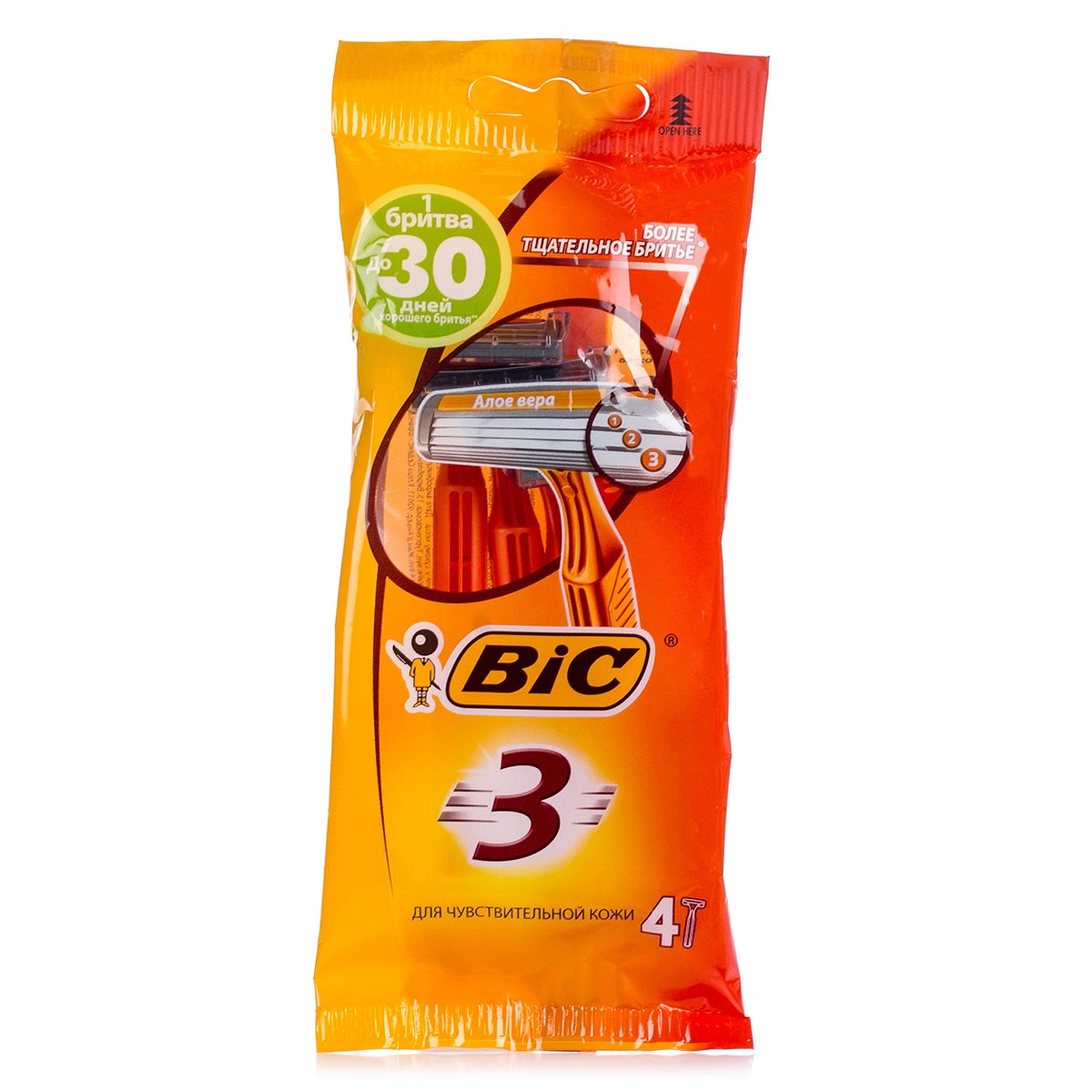 Станки для гоління BIC-3 (4 шт.) | 1955060