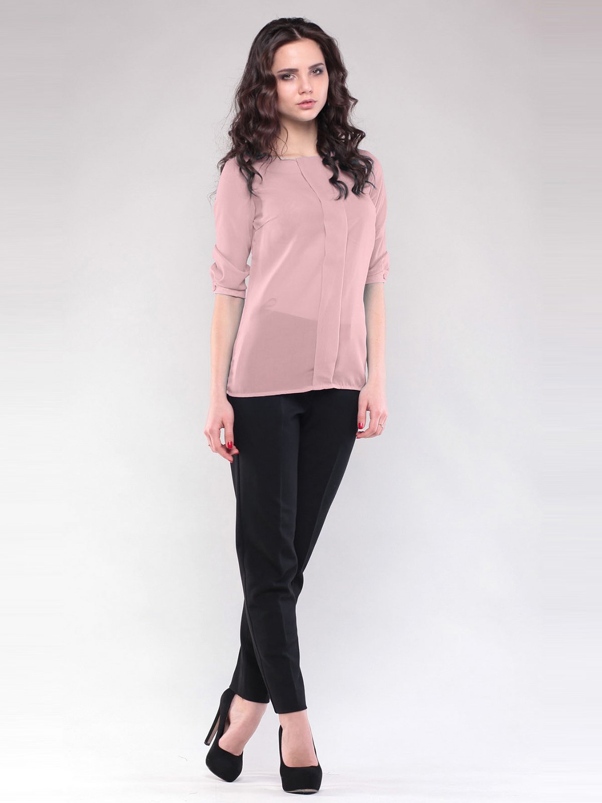 Блуза бежево-розового цвета | 1959047