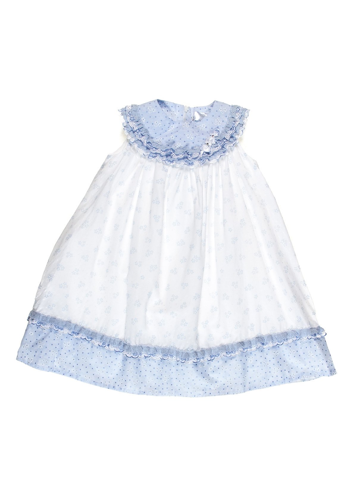 Сукня біло-блакитна | 3201856