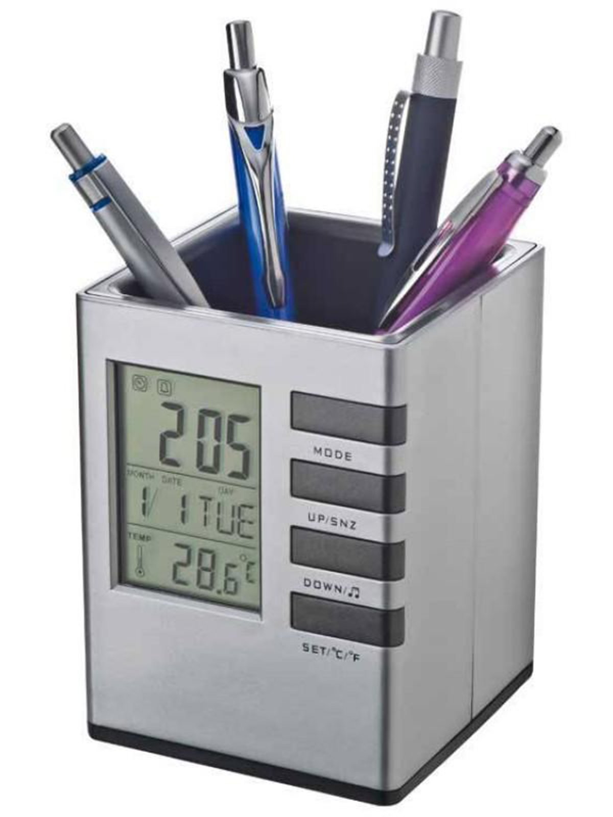 Контейнер для олівців з годинником | 2012210