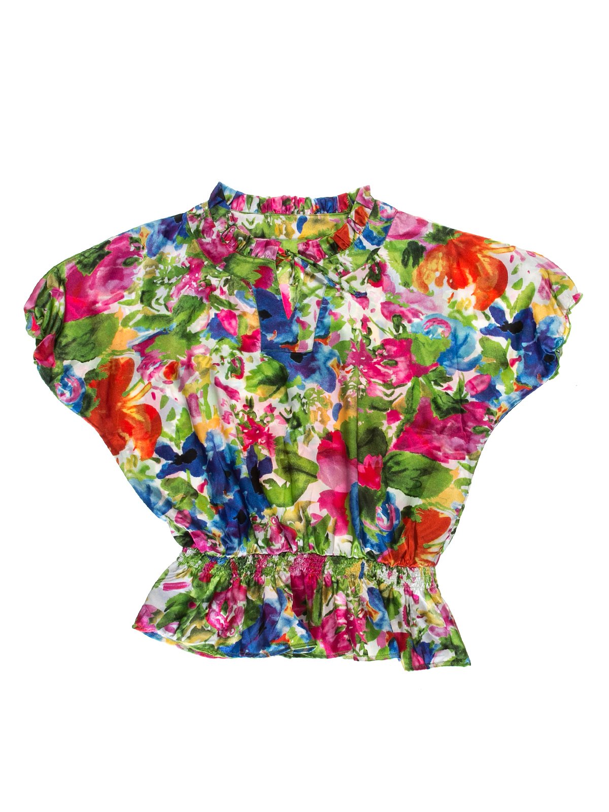 Блуза квіткового забарвлення | 2022502