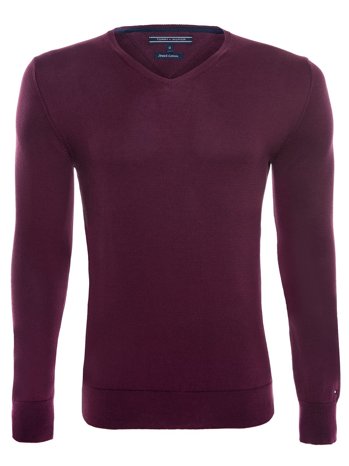 Пуловер бордовый | 2039247