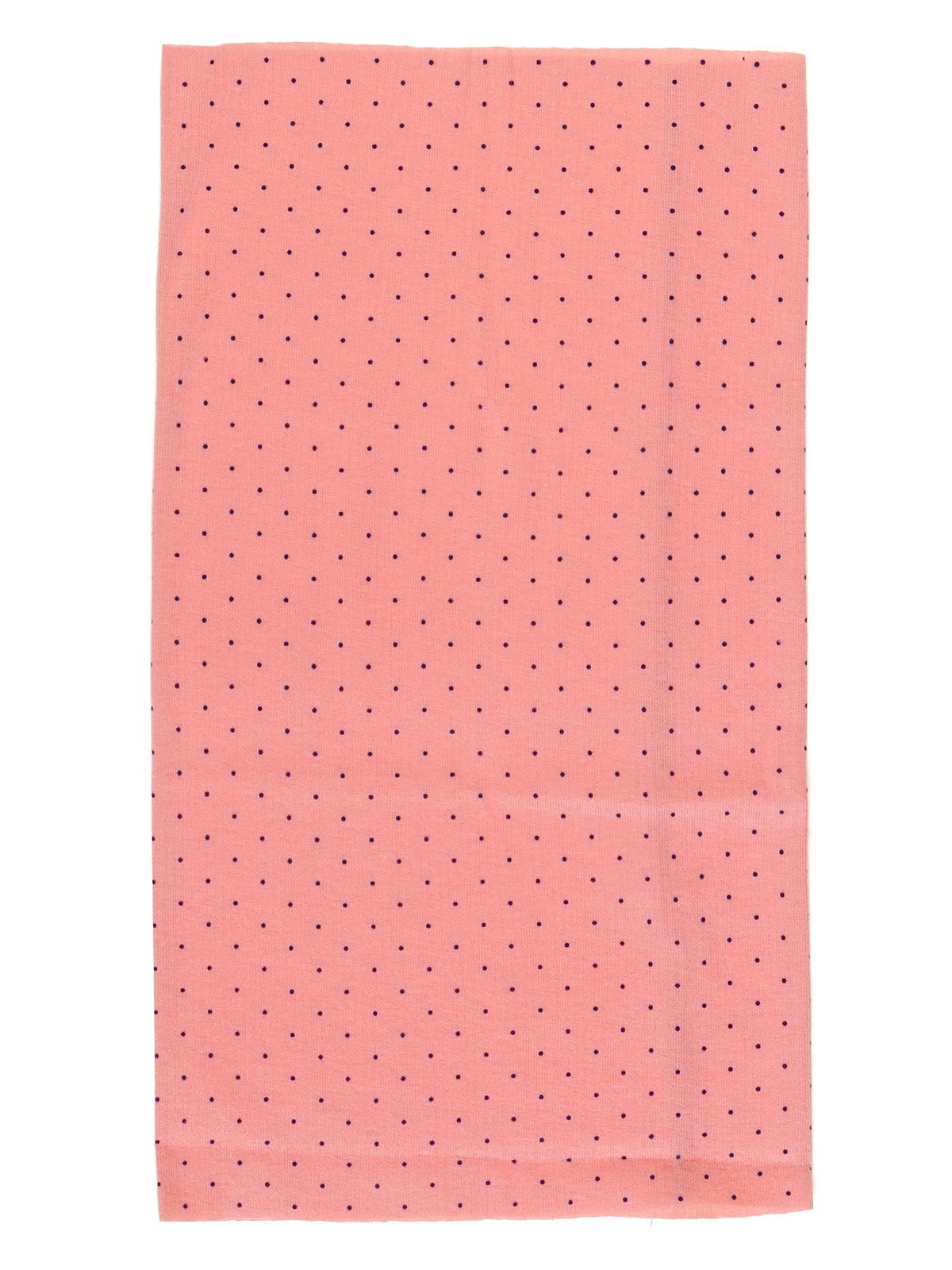 Шарф-снуд светло-розовый в горох | 2074496