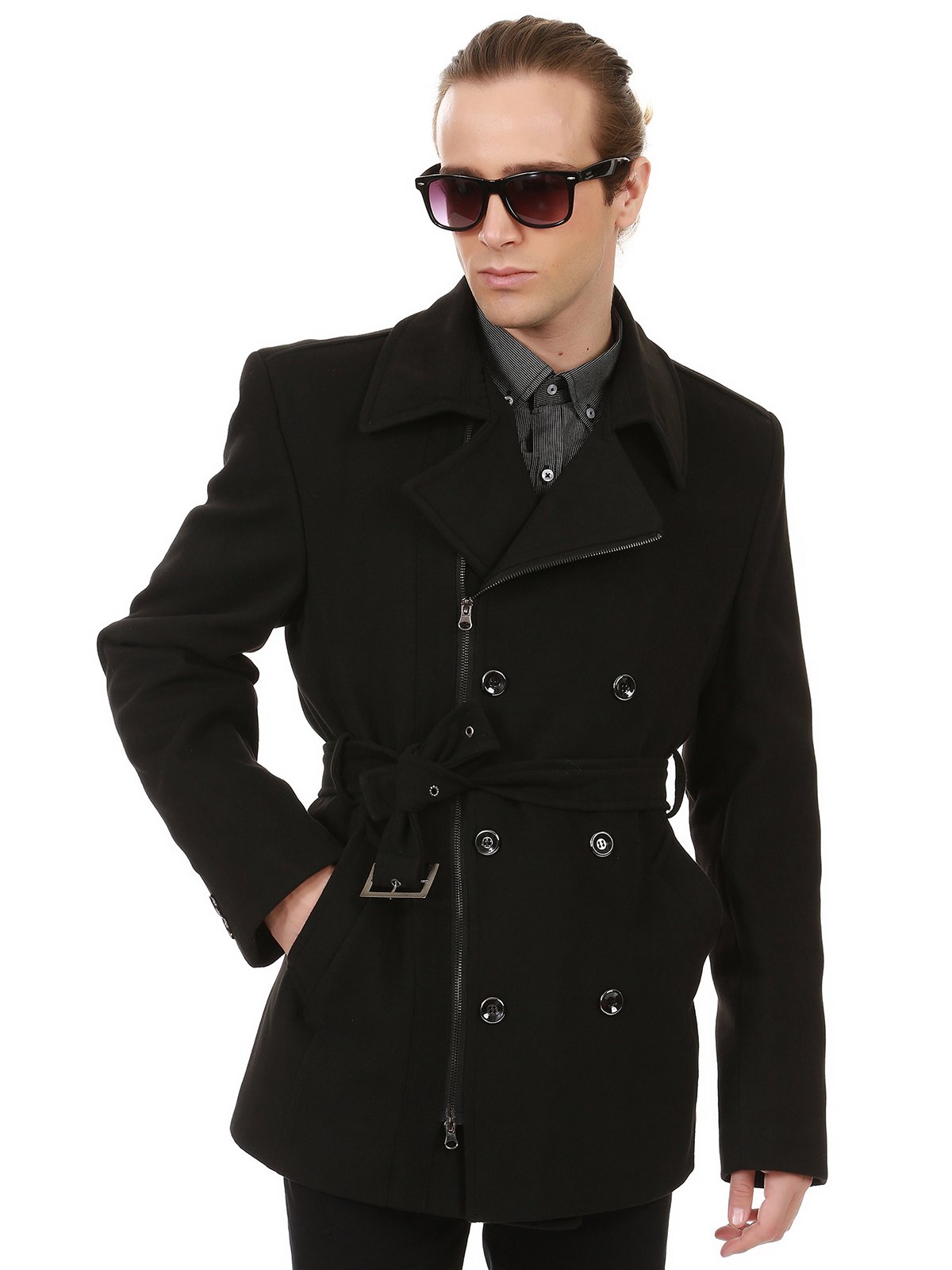 Пальто черное | 2102101