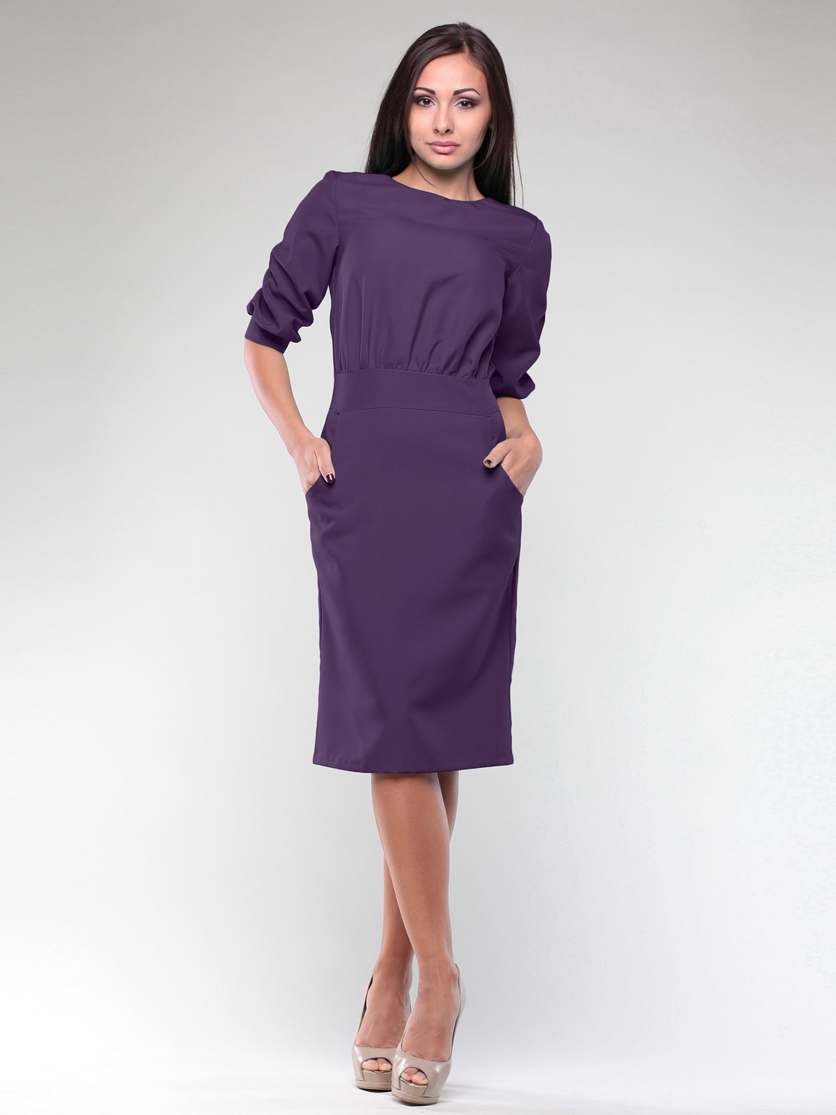 Сукня темно-фіолетова | 2126193