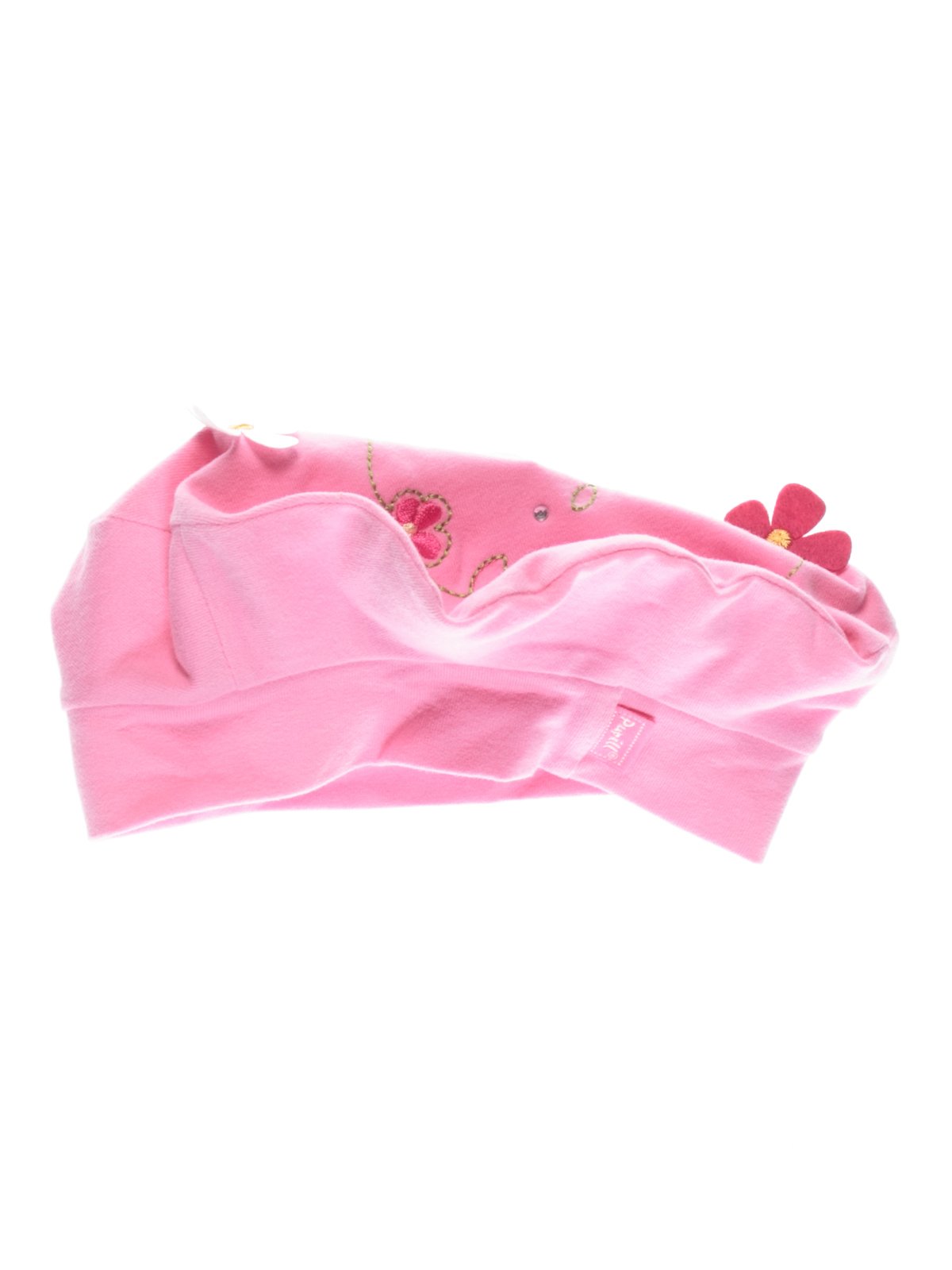 Берет розовый с вышивкой | 2212008