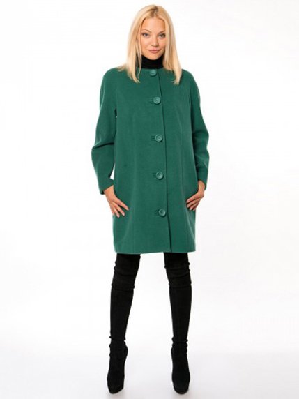 Пальто зеленое | 2217032