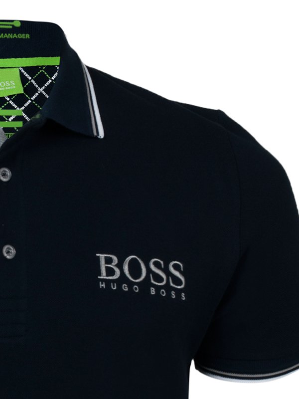 hugo boss logo polo