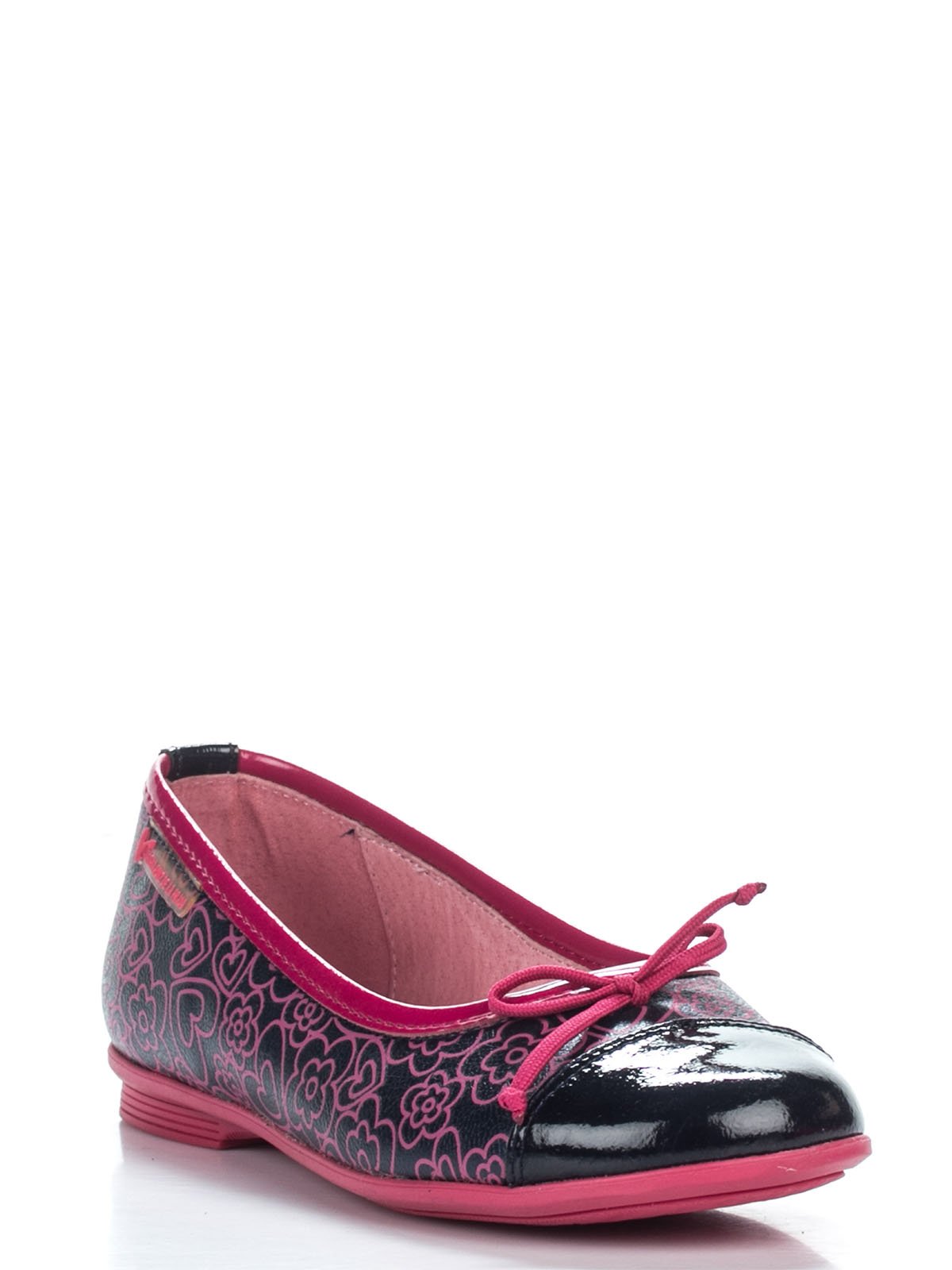 Туфлі фіолетово-малинові з малюнком | 2361623