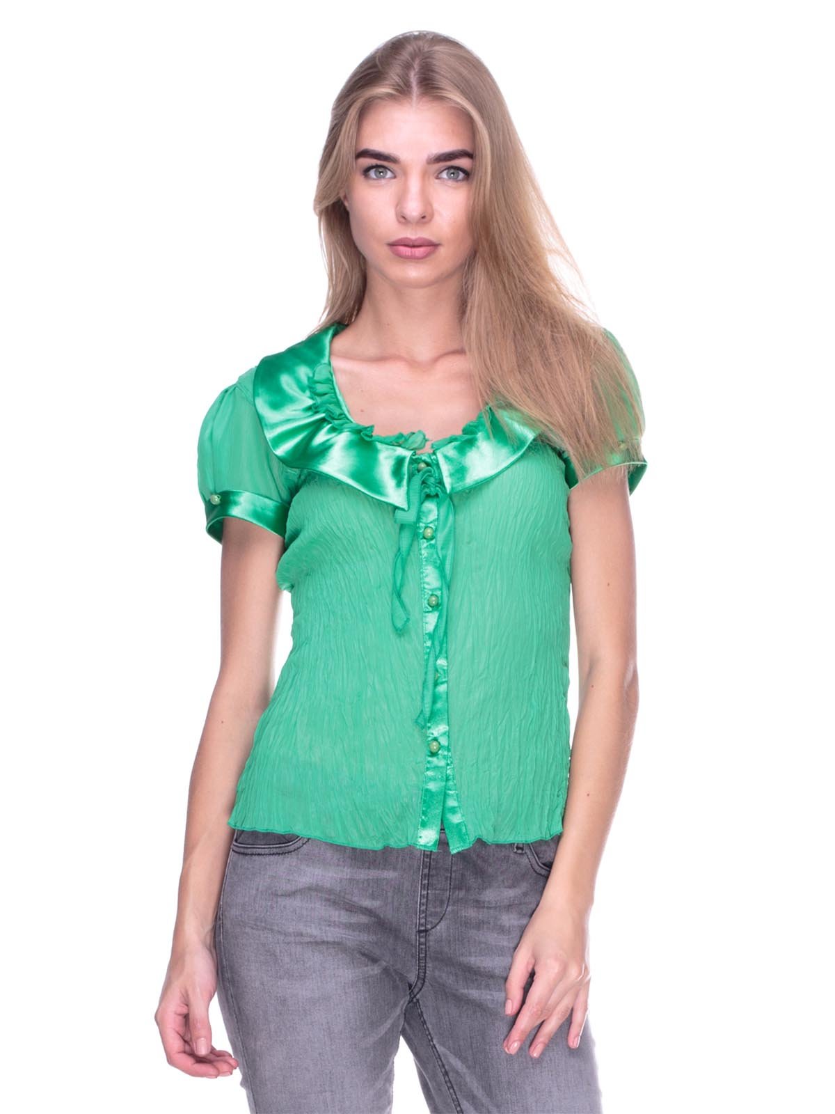 Блуза зеленая | 2443761