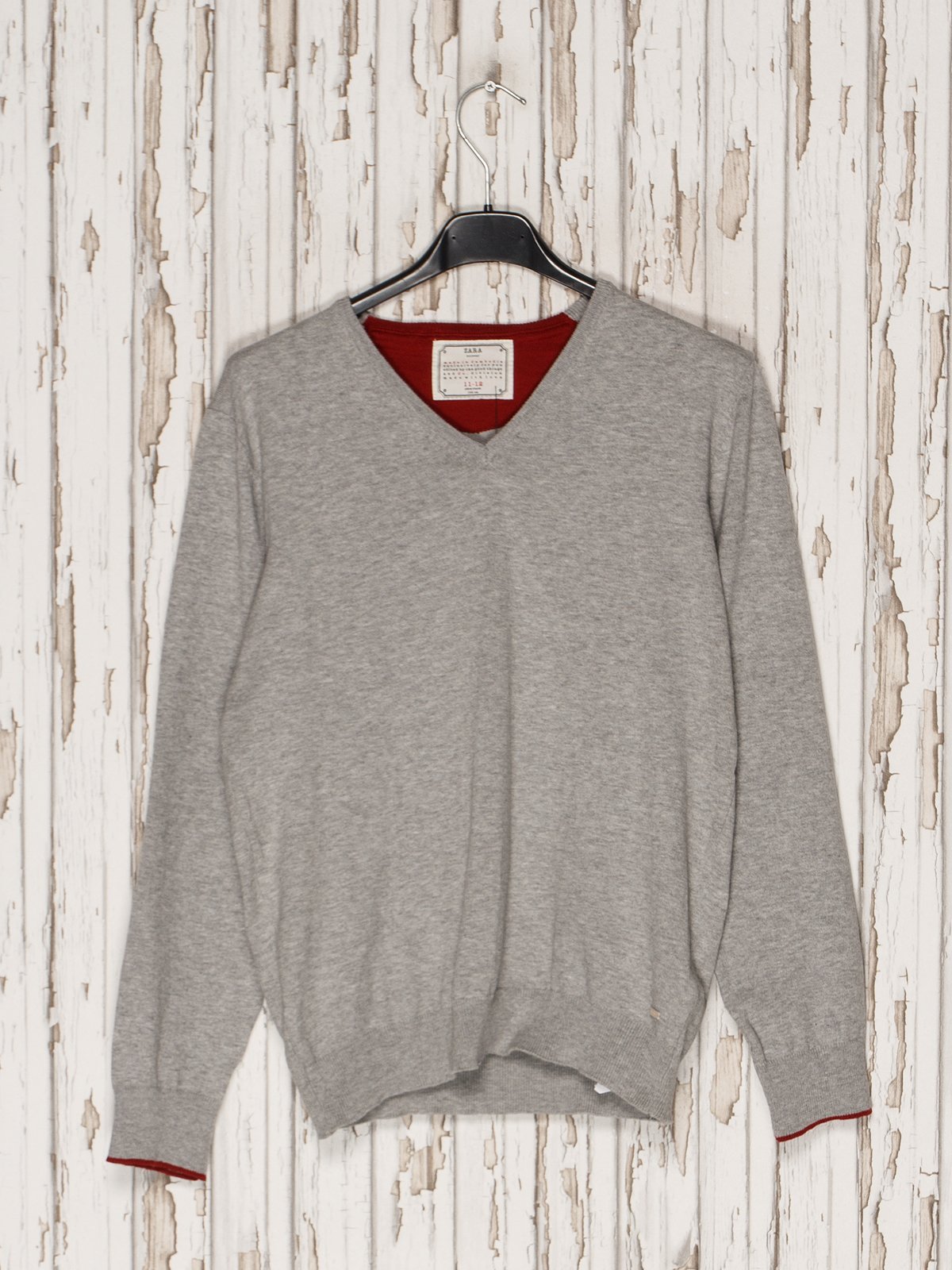 Пуловер серый | 2442730