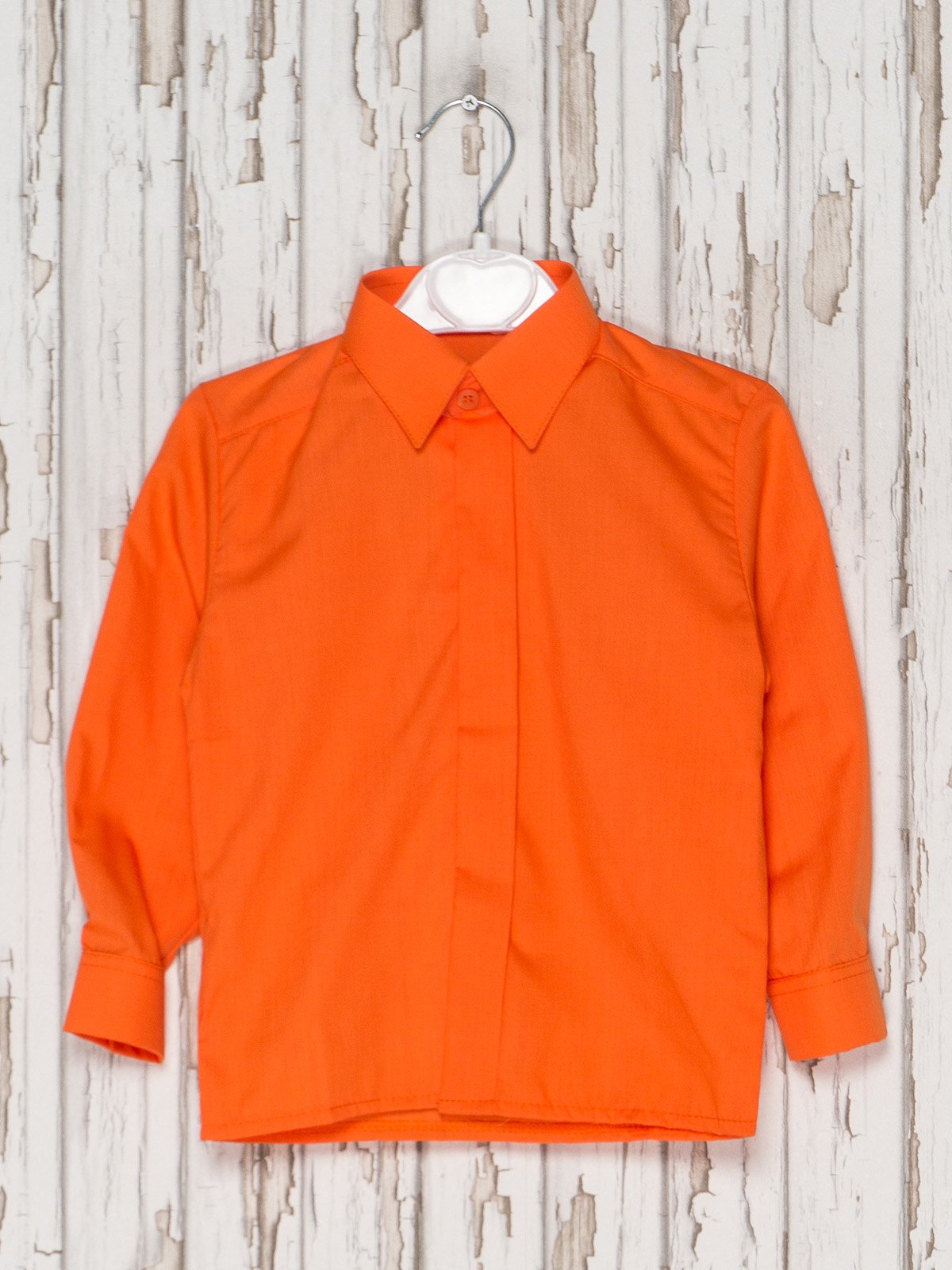 Оранжевая рубашка для мальчика