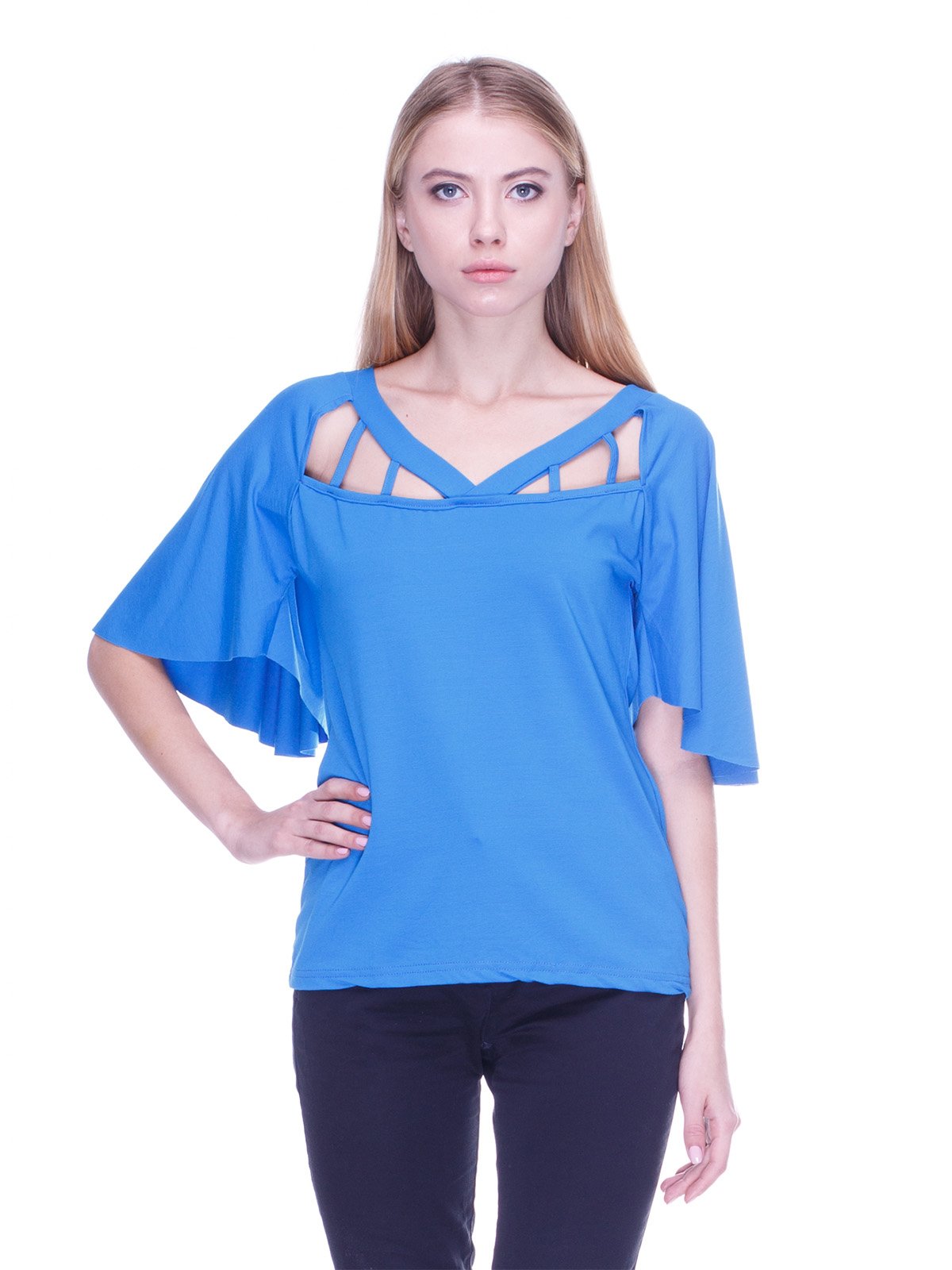 Блуза синяя | 2393793