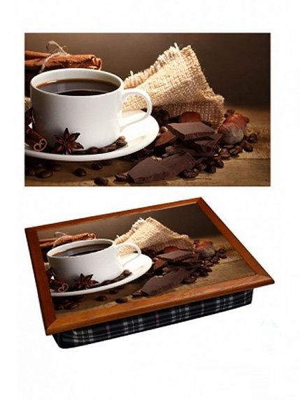 Таця з подушкою «Кава з шоколадом» | 2700560
