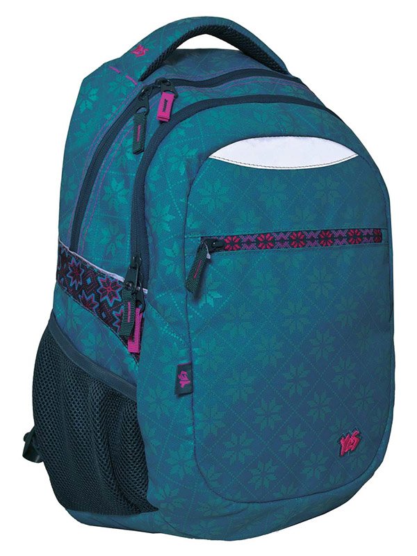Рюкзак бірюзовий з орнаментом | 2700741