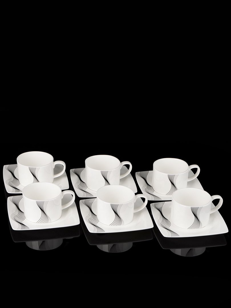 Набір чайних чашок з блюдцями (12 предметів) | 2787583