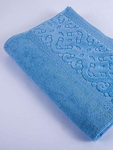 Рушник махровий блакитний (50х90 см) | 2331598