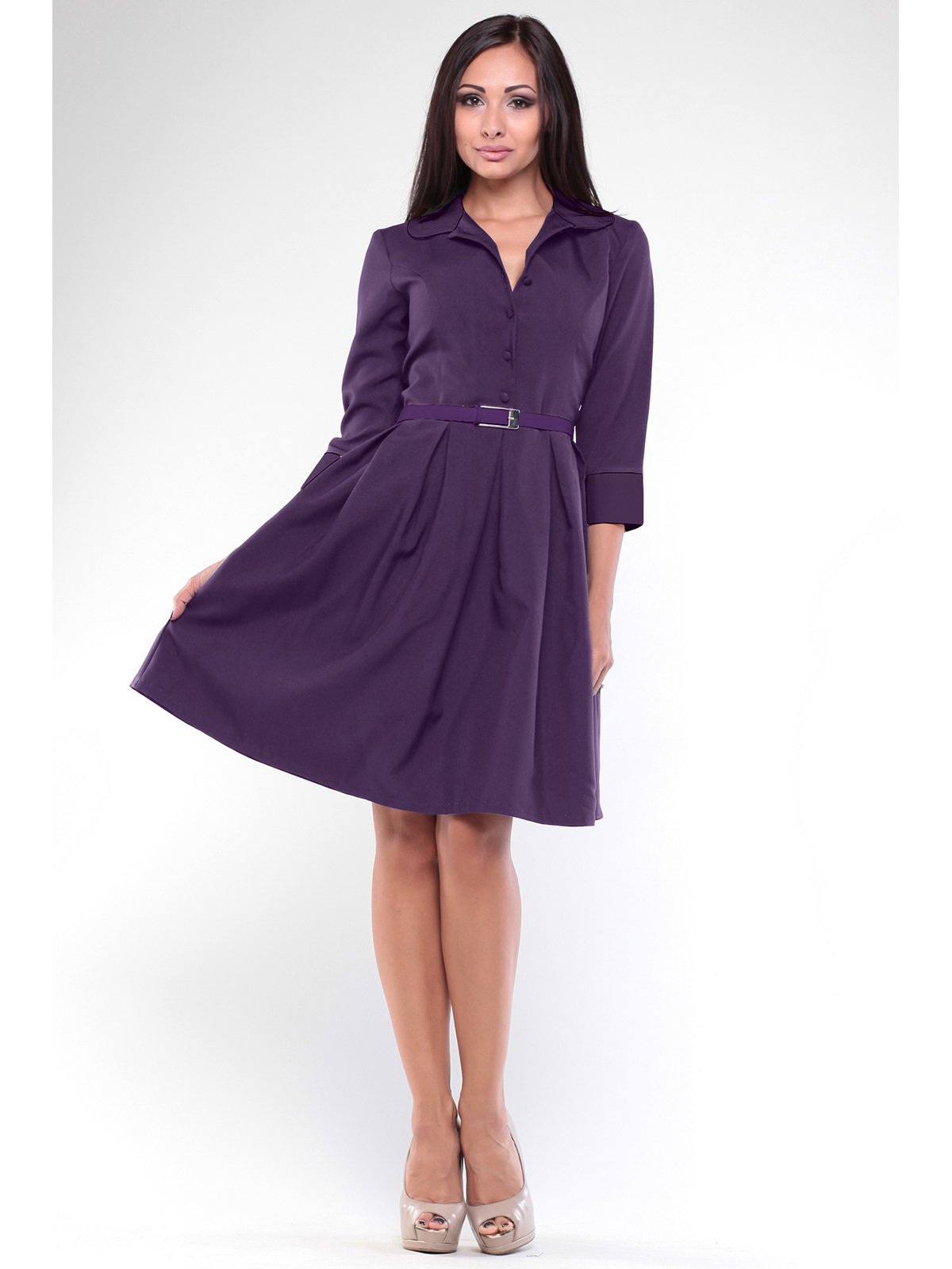 Платье темно-фиолетового цвета | 2833660