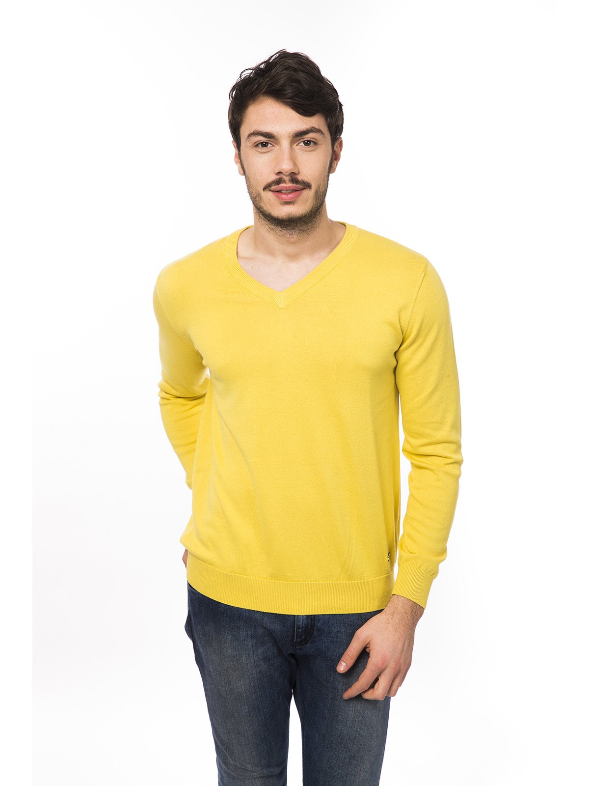 Пуловер желтый | 2717186