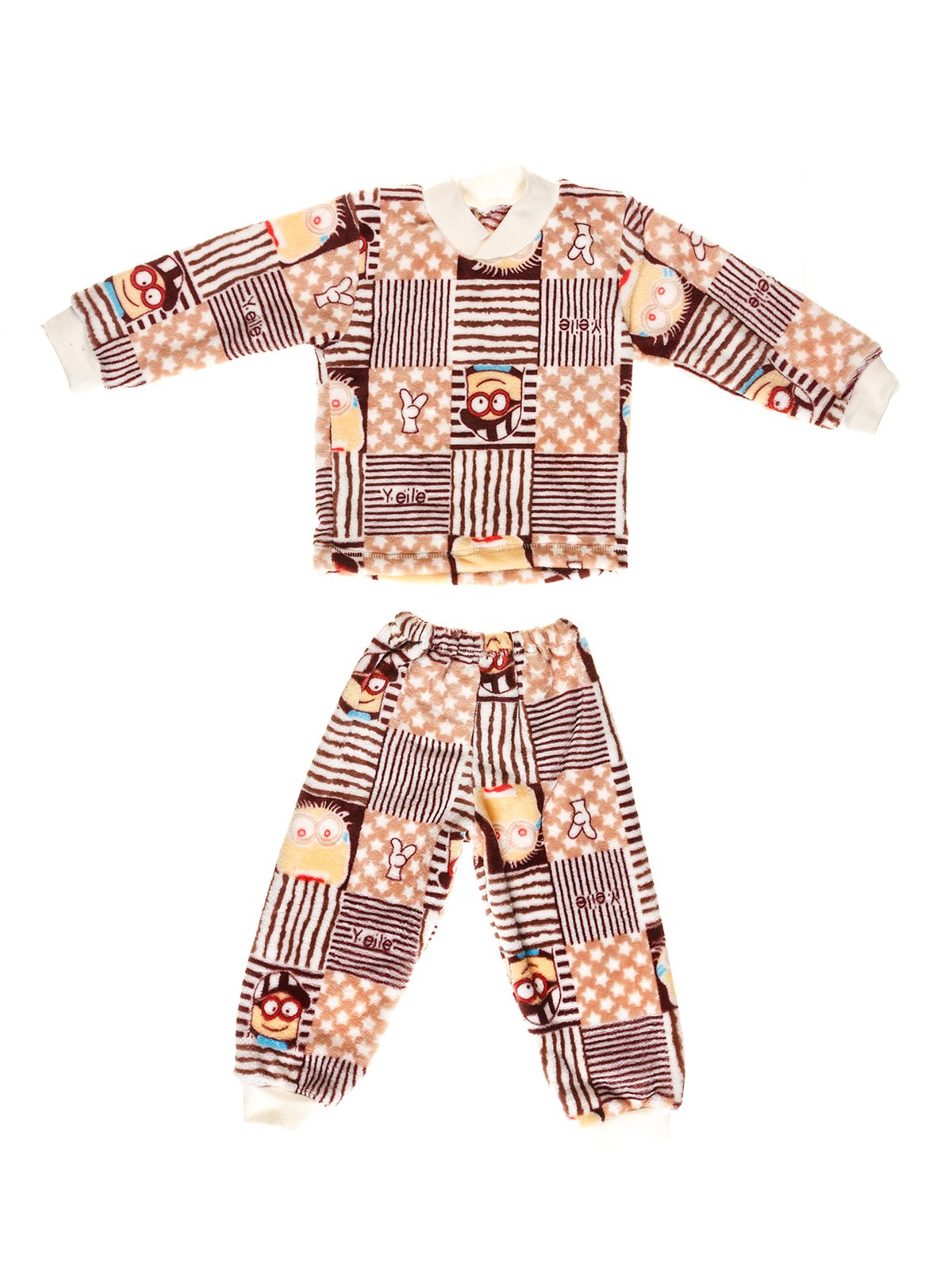 Пижама махровая: джемпер и брюки | 2822797