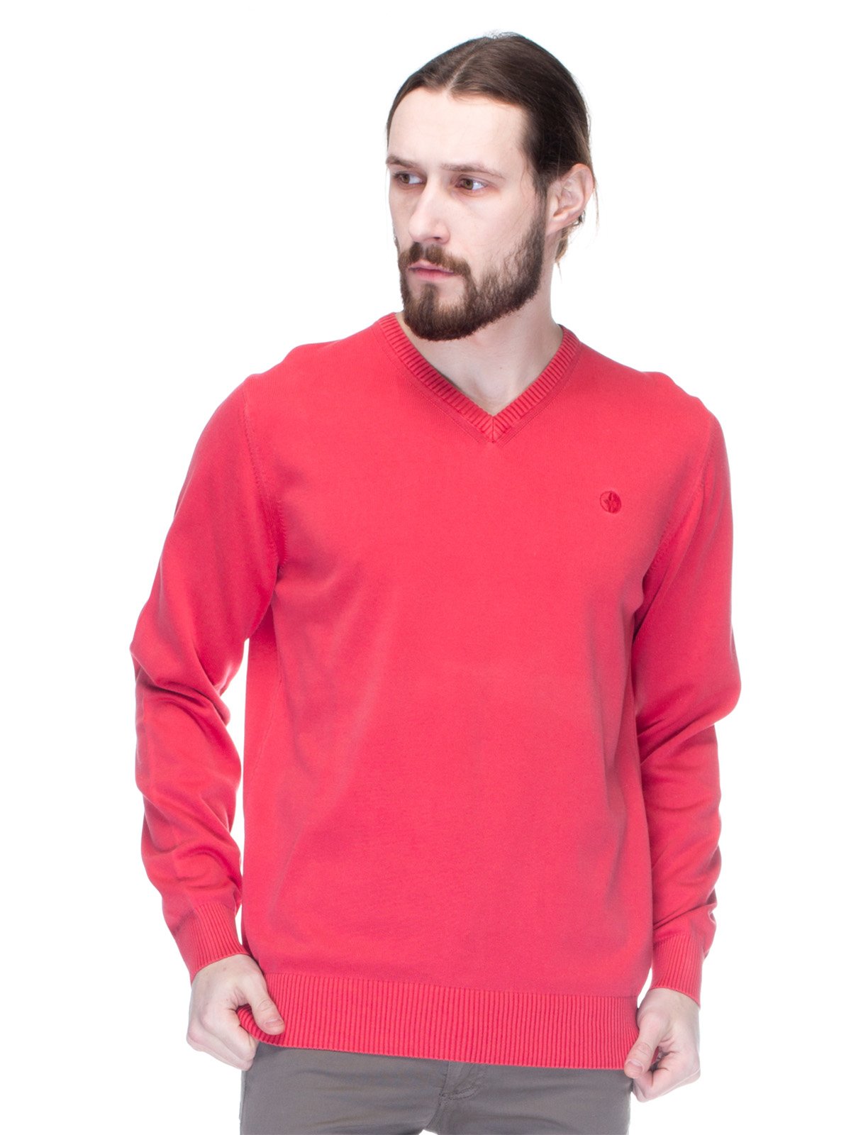 Пуловер коралловый | 1353246