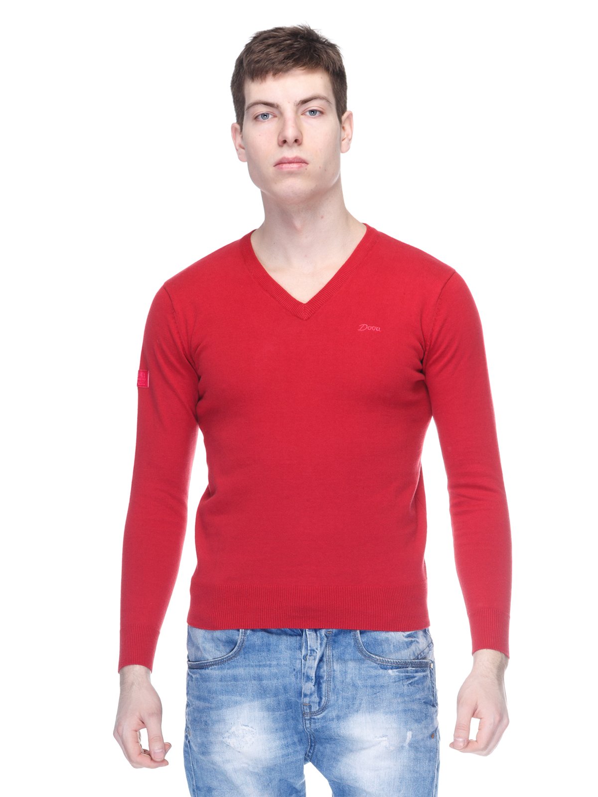 Пуловер червоний | 2942719