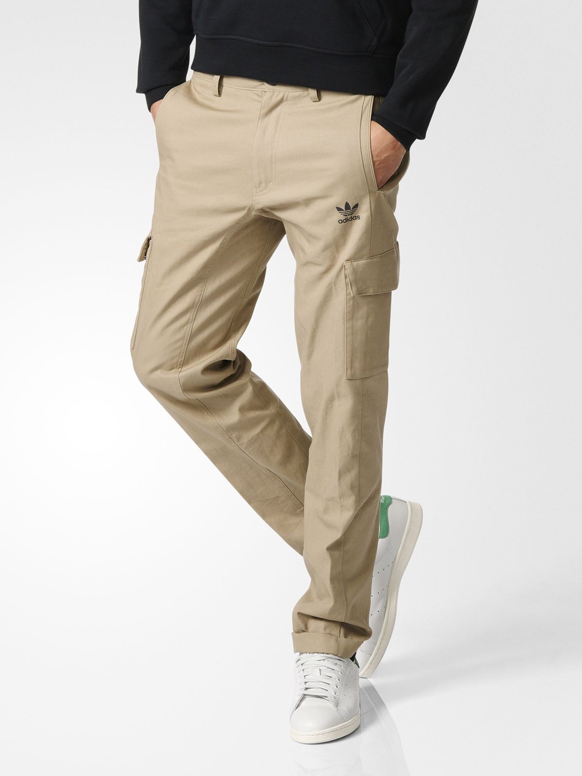 Бежевые брюки для мужчины