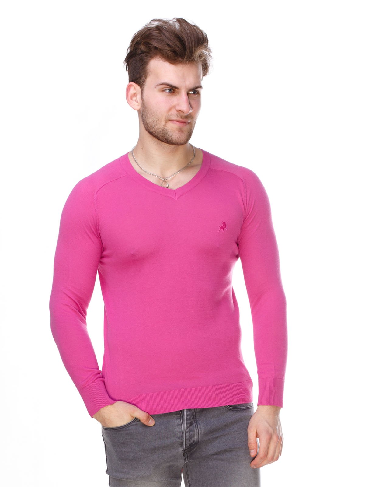 Пуловер рожевий | 2961305