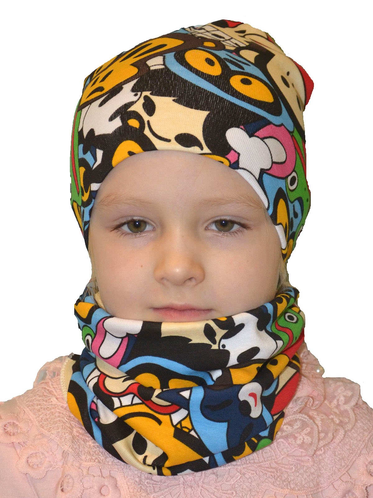 Комплект: шапка і шарф-снуд | 2979992